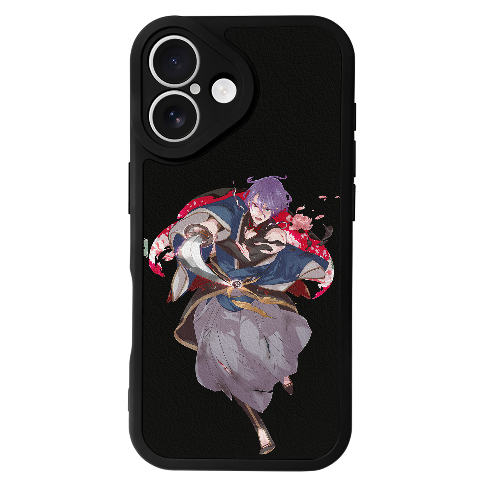 （画像用） 刀剣乱舞 Touken Ranbu 【iPhone 16シリーズ対応】シリコンスマホケース（レザー調） 材質：シリコン